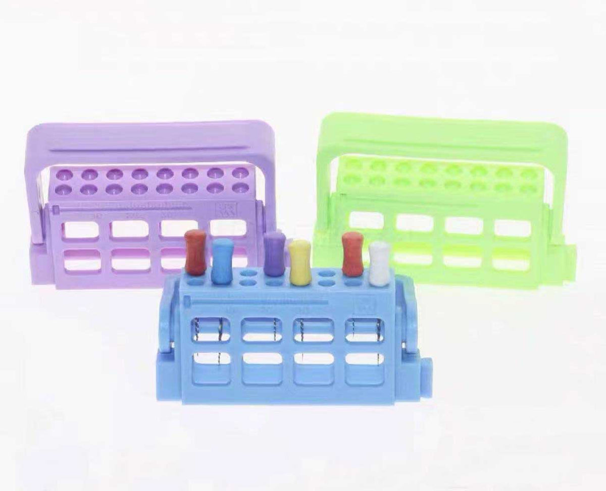 Dental Endodontic Files Block Measure Ruler Sterilize Guard Holder LJ