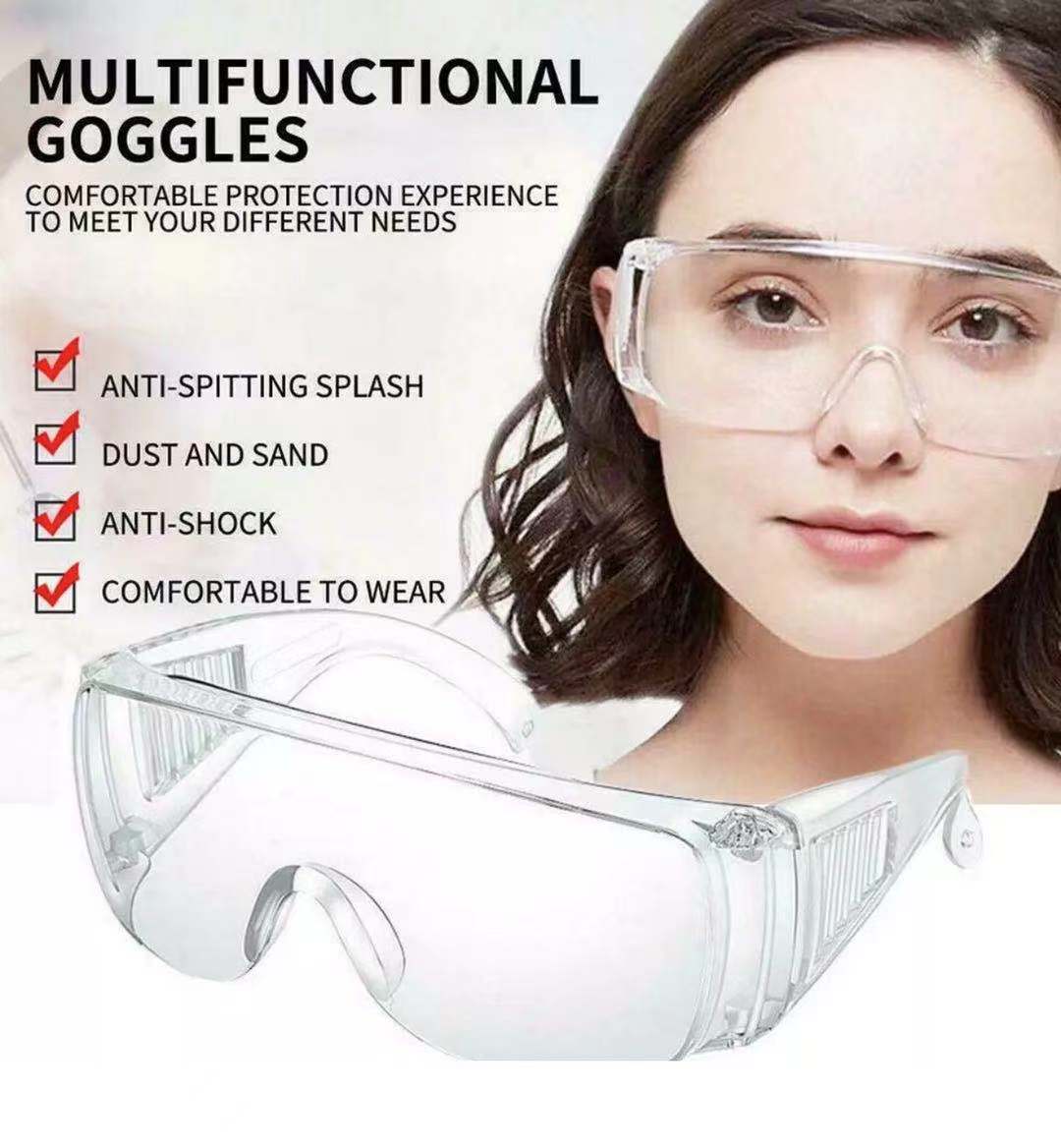 Dental Eye Guards Protection Goggles Safety Glasses LJ Healthcare