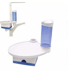 Dental Chair Scaler Tray Placed with Cup Storage Holder with Paper Tissue Box