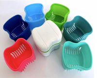 Dental Denture Box Orthodontic Retainer Mouth Guard Case Basket
