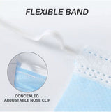 Dental Disposable Medical Elastic Masks Breathable Protective  Ear-Loop Level 2  3-Layer