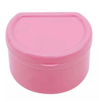 Dental Denture Box Orthodontic Retainer Mouth Guard Case Round