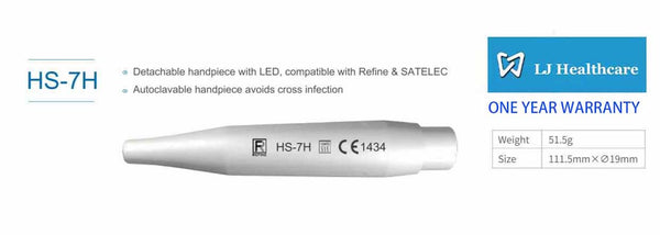 Dental Scaler handpiece   HS-7H    Compatible with SATELEC & Refine