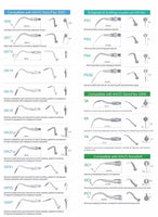 Dental Ultrasonic Scaler Tips  Compatible with Satelec,  NSK, DTE  ED1 , ED2 , ED3 , ED4 , ED5