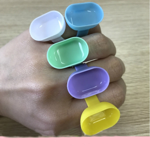 Dental Finger Disposable Prophy Rings Cups Mixing Dappen Dish