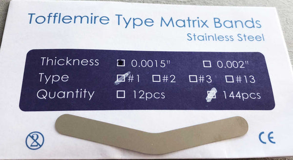 Dental Matrix Bands Matrices Tofflemire